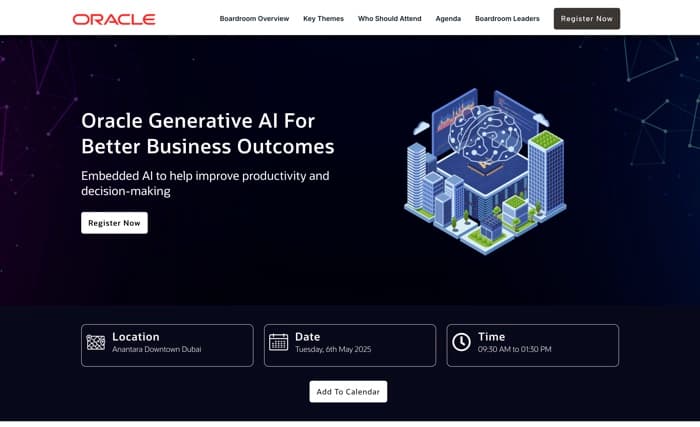 Oracle — Generative AI Boardroom